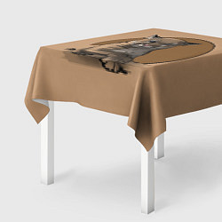 Скатерть для стола Горный лев, цвет: 3D-принт — фото 2