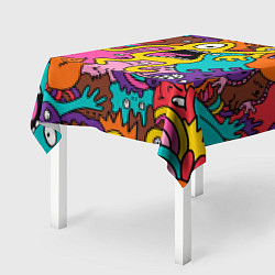 Скатерть для стола Crazy abstraction, цвет: 3D-принт — фото 2
