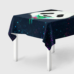 Скатерть для стола Панда Краски Брызги, цвет: 3D-принт — фото 2