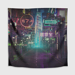 Скатерть для стола Neon Tokyo, цвет: 3D-принт