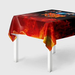 Скатерть для стола Ария в огне, цвет: 3D-принт — фото 2