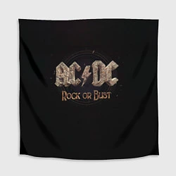 Скатерть для стола ACDC Rock or Bust, цвет: 3D-принт