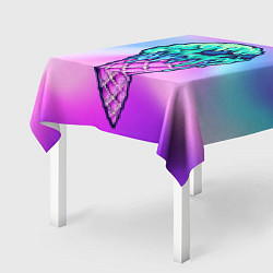 Скатерть для стола Мороженое Ice Scream Череп Z, цвет: 3D-принт — фото 2