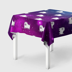 Скатерть для стола UNDERTALE DOGS PATTERN SPACE, цвет: 3D-принт — фото 2