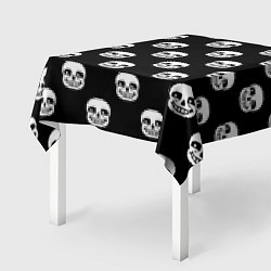 Скатерть для стола UNDERTALE SANS SKULL FACE PATTERN УЗОР, цвет: 3D-принт — фото 2