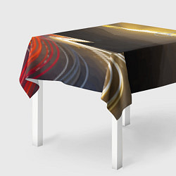 Скатерть для стола Ночная трасса, Мерседес, цвет: 3D-принт — фото 2