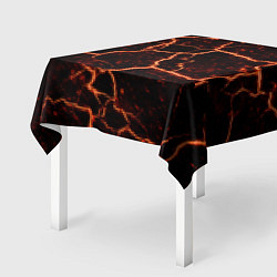 Скатерть для стола Раскаленная лаваhot lava, цвет: 3D-принт — фото 2