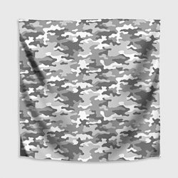 Скатерть для стола Серый Военный Камуфляж, цвет: 3D-принт