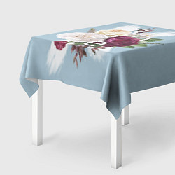 Скатерть для стола Flowers Rose, цвет: 3D-принт — фото 2