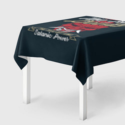 Скатерть для стола Красный Дьявол, цвет: 3D-принт — фото 2