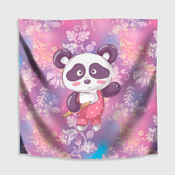 Скатерть для стола Милая панда детский, цвет: 3D-принт