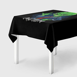 Скатерть для стола ALIEN ИНОПЛАНЕТЯНИН, цвет: 3D-принт — фото 2