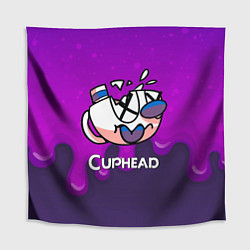 Скатерть для стола Cuphead Разбитая чашечка, цвет: 3D-принт
