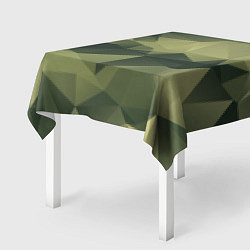 Скатерть для стола 3д полигоны - камуфляж, цвет: 3D-принт — фото 2