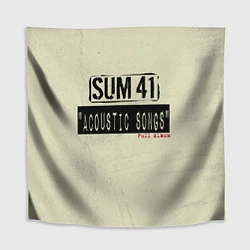 Скатерть для стола Sum 41 - The Acoustics Full Album, цвет: 3D-принт
