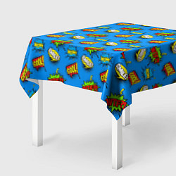 Скатерть для стола POP ART - стикербомбинг, цвет: 3D-принт — фото 2