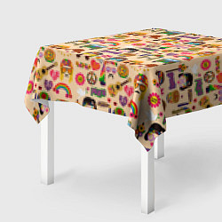 Скатерть для стола HIPPIE FASHION, цвет: 3D-принт — фото 2