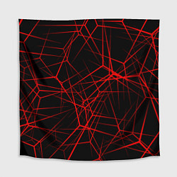 Скатерть для стола Intersecting red rays, цвет: 3D-принт