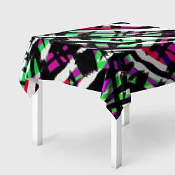 Скатерть для стола Разноцветная Зебра, цвет: 3D-принт — фото 2