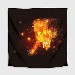 Скатерть для стола Огненная лошадь мчит галопом, цвет: 3D-принт