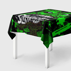 Скатерть для стола Slipknot - green monster по, цвет: 3D-принт — фото 2