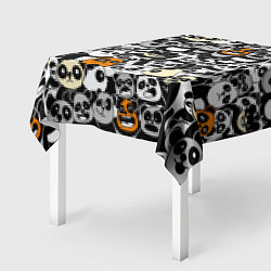 Скатерть для стола Злобные панды, цвет: 3D-принт — фото 2