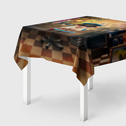 Скатерть для стола Сердитый кот, цвет: 3D-принт — фото 2