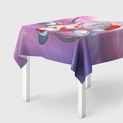 Скатерть для стола Обезьянка в космосе, цвет: 3D-принт — фото 2
