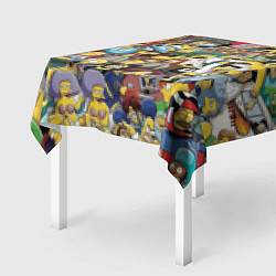 Скатерть для стола Simpsonhistory, цвет: 3D-принт — фото 2