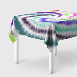 Скатерть для стола Тай-дай разноцветный, цвет: 3D-принт — фото 2