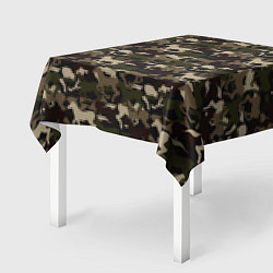 Скатерть для стола Лошади - камуфляж, цвет: 3D-принт — фото 2