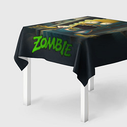 Скатерть для стола Лиза Симпсон зомби, цвет: 3D-принт — фото 2