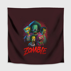 Скатерть для стола Симпсоны зомби, цвет: 3D-принт