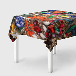 Скатерть для стола Камни и драгоценности, цвет: 3D-принт — фото 2