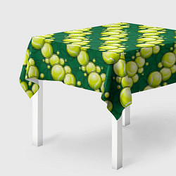 Скатерть для стола Большой теннис - мячики, цвет: 3D-принт — фото 2