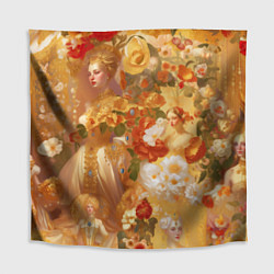 Скатерть для стола Девушки в золоте, цвет: 3D-принт