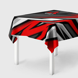 Скатерть для стола Митсубиси - красный спортивный, цвет: 3D-принт — фото 2