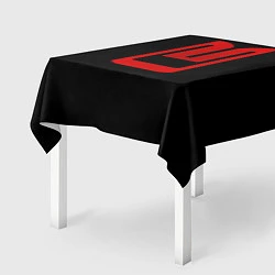 Скатерть для стола Москвич лого авто, цвет: 3D-принт — фото 2