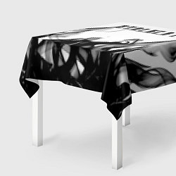 Скатерть для стола Stalker 2 черный огонь абстракция, цвет: 3D-принт — фото 2