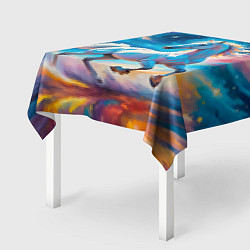 Скатерть для стола Космический скакун, цвет: 3D-принт — фото 2