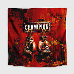 Скатерть для стола Champion boxing, цвет: 3D-принт