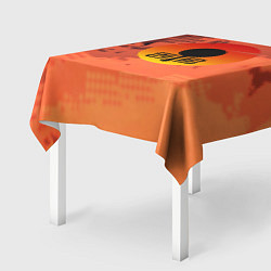 Скатерть для стола PUBG game orange, цвет: 3D-принт — фото 2