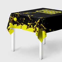 Скатерть для стола Пабг жёлтые краски геймер, цвет: 3D-принт — фото 2