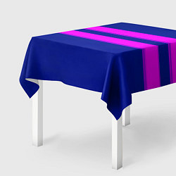 Скатерть для стола Фриск frisk Undertale полосы, цвет: 3D-принт — фото 2