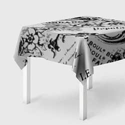 Скатерть для стола Старая газета, цвет: 3D-принт — фото 2