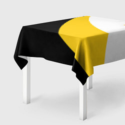 Скатерть для стола Сокрушу пред ним врагов его малый желтый крест Ник, цвет: 3D-принт — фото 2