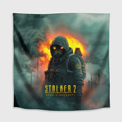 Скатерть для стола Stalker 2 боец, цвет: 3D-принт