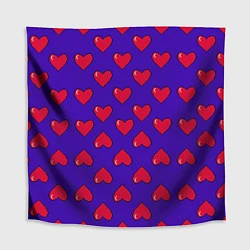 Скатерть для стола Hearts Pattern, цвет: 3D-принт