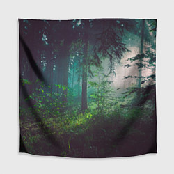 Скатерть для стола Таинственный лес, цвет: 3D-принт