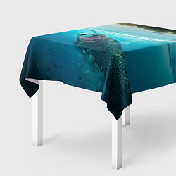 Скатерть для стола Рыбалка на спиннинг, цвет: 3D-принт — фото 2